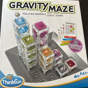 ThinkFun Gravity Maze Falling Marble Logic Game